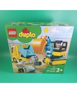 LEGO Duplo Town Truck & Tracked Excavator 10931 - 20 Pcs Construction - $19.79