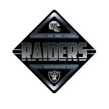 Las Vegas Raiders Sign Metal Diamond Shape - $58.99