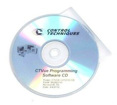 NEW CONTROL TECHNIQUES CTVue PROGRAMMING SOFTWARE CD CTVUE-CONFIG-CD, 96... - $32.95