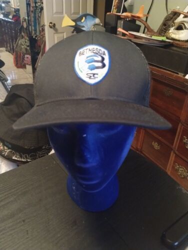 Pacific Headware Bethesda Men Snapback Hat Mesh Navy Blue - $13.76