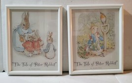 Beatrix Potter The Tale of Peter Rabbit 2 Wall Pictures Nursey Story 8x10  - £29.53 GBP