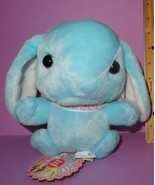 Pote Loppy Plush Amuse Amufun Bunny Blue Rabbit 8&quot; Tall Stuffed Animal J... - £15.73 GBP