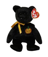 Haunt the Black Bear with Pumpkin Patch Ty Beanie Baby Retired MWMT Hall... - $240.86 MXN Haunt the Black Bear with Pumpkin Patch Ty Beanie Baby Retired MWMT Hall... - $240.86 MXN