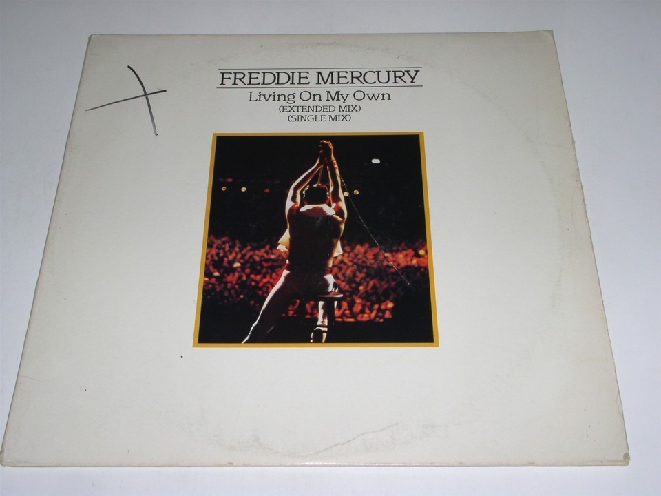 Freddie Mercury Living On My Own 12&quot; Single Record Album Vinyl Columbia ... - $29.99