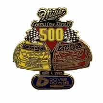 1995 Miller Beer 500 Dover Downs Delaware NASCAR Race Car Racing Lapel Hat Pin - $7.95