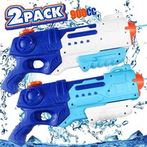 Water Guns for Kids, 2 Pack Squirt Guns Super Water Soaker Blaster Guns 900 CC - £7.83 GBP