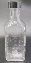 Vintage From The Rexall Drug Store #3 Clear Twist Off Empty Bottle B1-35 - £13.27 GBP
