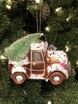 Robert Stanley Christmas Ornament Glass Vintage Brown Pickup Truck Tree In Box - £12.42 GBP