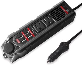 Bygd 200W Car Power Inverter With Type-C Port, Dc 12V To 110V Ac Car Plug - £34.20 GBP