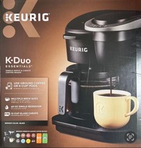 Keurig K-Duo Essentials Single Serve K-Cup Pod &amp; Carafe Coffee Maker, Black - £81.19 GBP