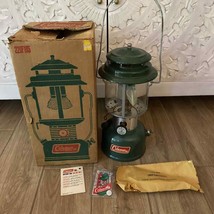 Vintage Coleman 2-Mantle Lantern 220F In Box Barely Used - £80.17 GBP