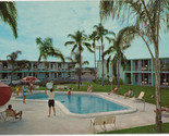 Cypress Gardens, Florida Holiday Inn 1960s Vintage Postcard - Pool Side - $4.24