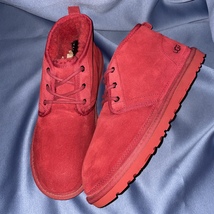 UGG Samba Red Suede Chukka Boot NEUMEL S/N 3236, Mens Size 10 - £51.95 GBP
