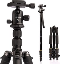 Loads Up To 20 Lbs., Ftf Gear Compact Aluminum Dslr Camera Tripod And Monopod. - £81.25 GBP