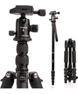 Loads Up To 20 Lbs., Ftf Gear Compact Aluminum Dslr Camera Tripod And Mo... - £81.53 GBP