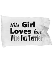 Wire Fox Terrier - Pillow Case - £14.03 GBP