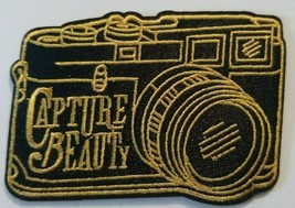 Capture Beauty~Photography~Outdoors~Hiking~Travel~Patch~3 7/8&quot; x 2 5/8&quot;~... - £3.60 GBP