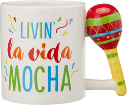 Livin’ La Vida Mocha Maraca BMMU-0003 Coffee Mug Tea Cup 20 oz Ceramic - £18.84 GBP