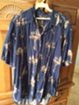 Tommy Hilfiger Men’s Short Sleeve nautical shirt size medium multicolored - £31.78 GBP