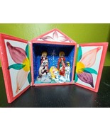Folk Art Retablo Diorama Nativity Miniature Diorama Shadow Box Peru - $582.93 MXN