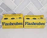G.E. Flashcubes Vintage 6 Lot of Cubes NEW General Electric Camera Flash - £13.25 GBP