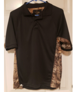 Redhead  Realtree Xtra Camo Shirt Mens Small Black Camouflage SS Polo Hu... - $16.49