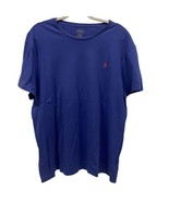 POLO RALPH LAUREN Mens Short Sleeve Solid BLUE Crew Neck T-Shirt Pink Lo... - $12.93 CAD