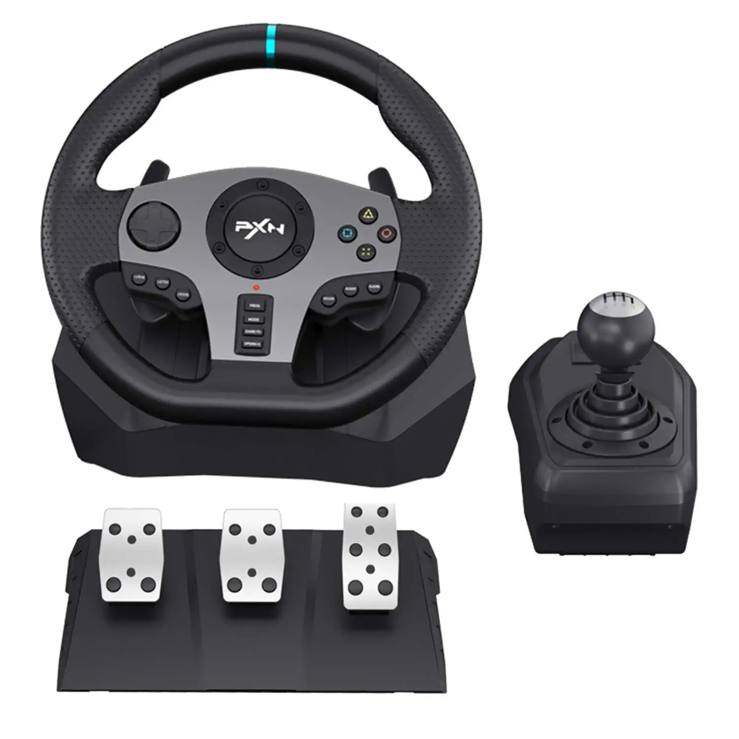 Pc Steering Wheel 270/900 V9 Game Steering Wheel Dual-Motor Feedback Driving Wit - £223.80 GBP