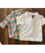 NWT Janie and Jack Boys Summer Pineapple Polo And Button Up SHIRT Size: ... - €17,94 EUR