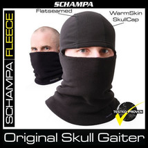 Schampa Warm Skin Totenkopf Gamasche Doppellagig Vlies Hut Nwt - £11.84 GBP