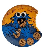 Ultra RARE  Ceramic 3D Collectible Plate.  Cookie Lover Creepy Monster 11&quot; - $28.01