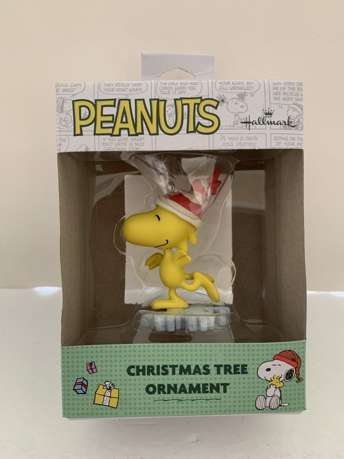 Peanuts Hallmark Woodstock on Snowflake Christmas Tree Ornament *RARE* - £23.00 GBP