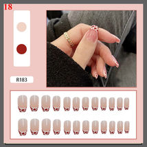 24Pcst Fake Nails Ballet Coffin Press On Wearing Tips Full Cover Model A18 - £4.80 GBP