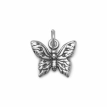 925 Silver Oxidized Butterfly Charm Bracelet Anklet Neck Piece Women Girls Gift - £17.56 GBP