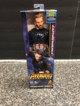 New Marvel Avengers Infinity War Captain America Titan Hero Series 12in Figure - £7.99 GBP