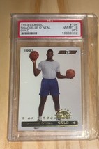 Authenticity Guarantee 
1993 Classic Shaquille O’Neal GOLD PSA 8 Flash Backs ... - £701.13 GBP