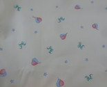 Balloons Bows &amp; Stars Buttercream Yellow Cotton Blend Fabric 45&quot; X 1 yard - $8.70