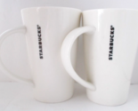 Lot 2 Tall STARBUCKS Coffee Tea Cups Mermaid Logo - £11.72 GBP