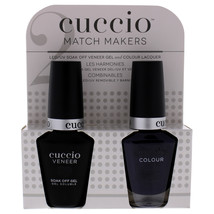 Match Makers Set - Quilty As Charged by Cuccio Colour for Women - 2 Pc 0.44oz Ve - $20.25