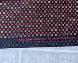 Maywood Studio 1 1/8 yd After School Adventures Black w/ Red circles ora... - $17.61