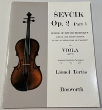 Sevcik Opus 2, Part 1 for Viola Alto School of Bowing Technique, Paperback Music - £6.94 GBP