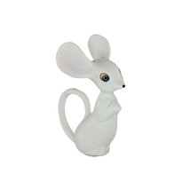 Vintage Freeman McFarlin George Good White Ceramic Mouse Rat Figurine Mi... - $18.99