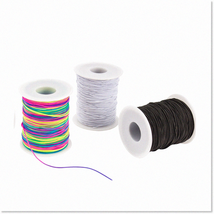 Colorful Stretch Beading Cords - 3 Roll Elastic Cord for Jewelry Making - 1mm 10 - $35.63