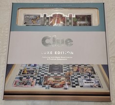 Giant Game Board &quot;CLUE&quot; (Luxe Solid Maple Edition) W.S. Game Company - Brand New - £156.90 GBP