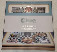 Giant Game Board &quot;CLUE&quot; (Luxe Solid Maple Edition) W.S. Game Company - Brand New - £159.13 GBP