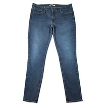 Levis Womens 32 711 Skinny Jeans Denim Blue Jeans 5 Pocket - £16.65 GBP