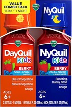 DayQuil &amp; NyQuil KIDS Day + Night Cold &amp; Cough Relief, Berry Flavor 8 oz... - $207.86 MXN
