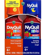 DayQuil &amp; NyQuil KIDS Day + Night Cold &amp; Cough Relief, Berry Flavor 8 oz... - $209.66 MXN