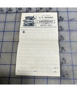 antique Prescription Sheet C. E. Woods Druggist Newton Texas 1920s - €12,80 EUR