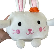 Hugfun International Rabbit Plush Stuffed Toy White Square Soft And Squishy - £10.16 GBP